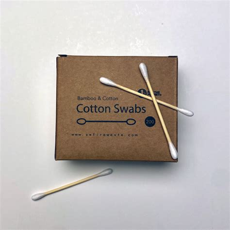 Bamboo Cotton Ear Swabs 200 Count Shift