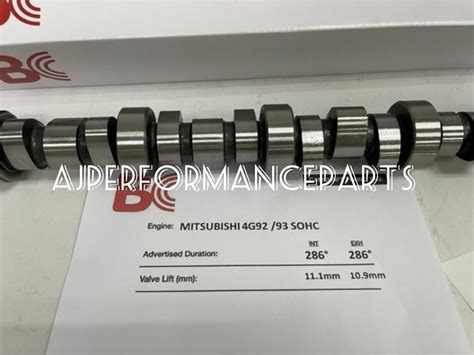 Bc Brian Crower 286° Racing Camshaft Mitsubishi 4g92 4g93 Sohc Auto Accessories On Carousell