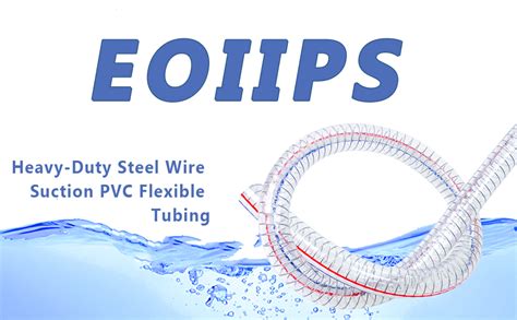 Amazon Eoiips Id X Od Steel Wire Suction Vinyl Pvc Tubing