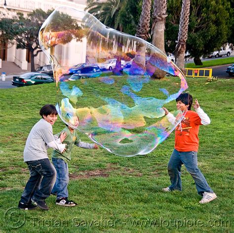 Giant Soap Bubble In Dolores Park