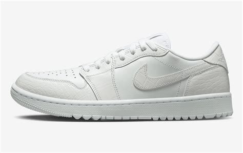 Air Jordan Low Golf White Croc Coming In Sneakers Cartel