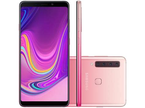 Smartphone Samsung Galaxy A9 128GB Rosa 4G 6GB de RAM Tela 6 3 Câm