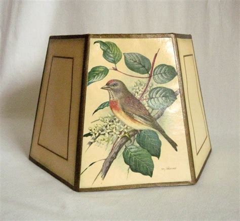 Vintage Bird Lamp Shade