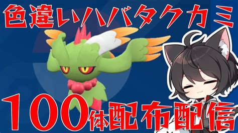 【ポケモンsv】色違いハバタクカミ100体配布！【※概要欄必読】 Youtube