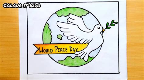 World Peace Day Drawing Peace Day Drawing International Peace Day