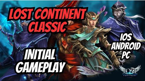 Mu Lost Continent Classic Initial Gameplay Youtube