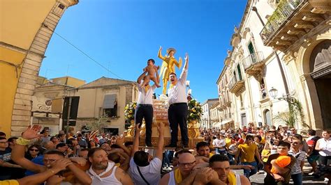 Sciuta E Processione Di San Michele Palazzolo Acreide 02 Ottobre 2022