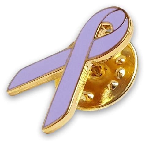 Periwinkle Awareness Support Ribbon Lapel Pin ImprintItems