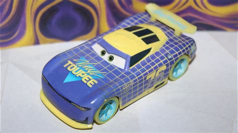 Mattel Disney Cars Glow Racers Will Rusch Vinyl Toupee Piston Cup Next