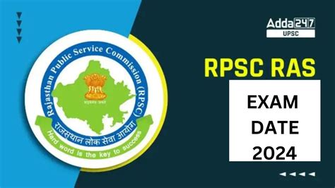 Rpsc Ras Exam Date Out Check Ras Exam Schedule Pdf