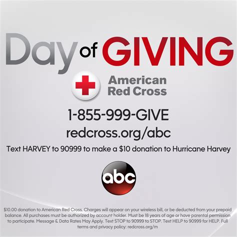 Join Abc In Supporting The American Red Cross Hurricane Harvey Recovery