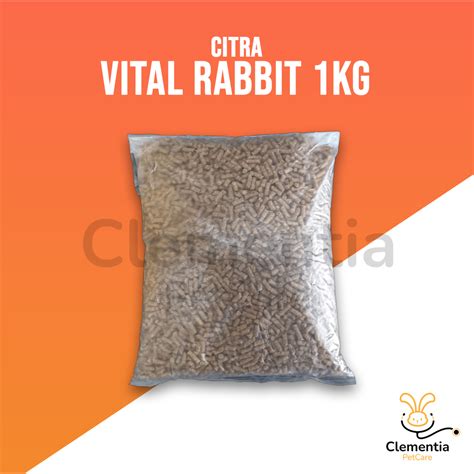 Rabbit Food Vital Rabbit Repack Kg Citrafeed Rabbit Pellet Shopee