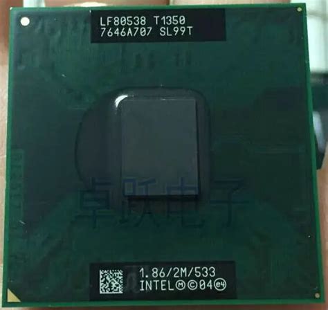 Intel portátil cpu t1350 1 86 2 m 533 scrattered pieces frete grátis