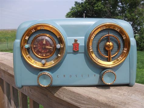 Crosley 1950s Antique Tube Clock Radio Nodel 11 125 Must See Retro