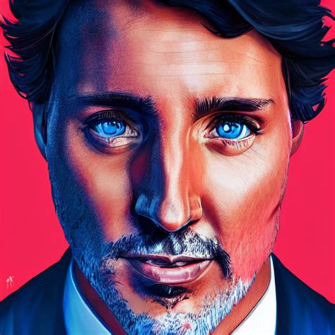 Krea Ai Portrait Justin Trudeau Blackface Sci Fi And F