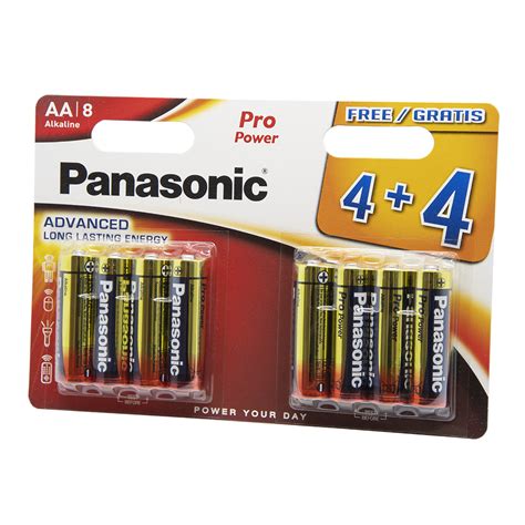 5st 8 Pack Panasonic Pro Power AA Batterier Batterier MKnorth No