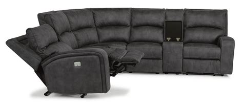 Nirvana Reclining Sectional by Flexsteel | Lewis Furniture Store