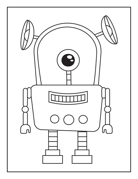 Coloriages robot à imprimer