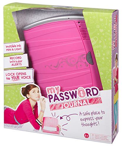 Girl Tech Password Journal 8 With Voice Recognition Invisible Ink Pen And Dual Readingglow Light