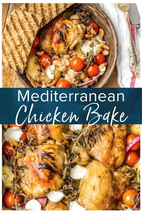 This Easy Mediterranean Chicken Bake Is Our Favorite Dump And Bake Cassero Mediterranean