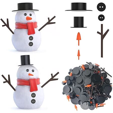 Amazon Outivity Snowman Kit Snowman Hats For Crafts 200PCS