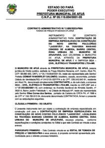 CONTRATO ADMINISTRATIVO N º 2 650 2023 Prefeitura Municipal de Afuá PA