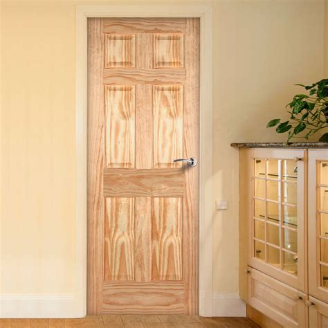 This Panel Pine Door Is Made From Radiata Pine Veneers On A Solid