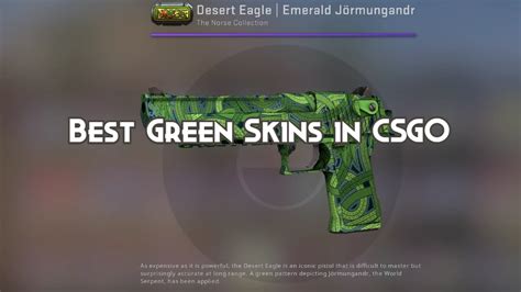 Best Green Skins In CS2 Playing History