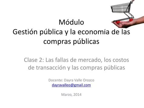 Ppt M Dulo Gesti N P Blica Y La Econom A De Las Compras P Blicas