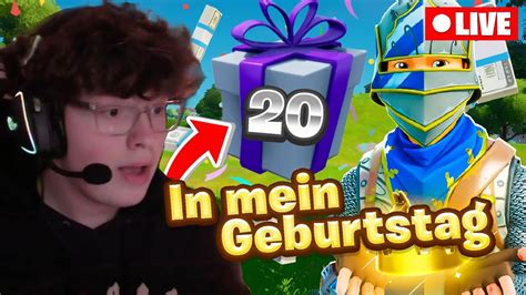 Wie STREAM In Meinen GEBURTSTAGS Fortnite Custom Games Skin Contest