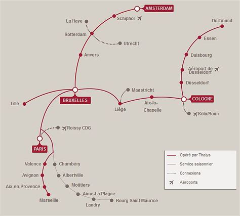 Thalys Map