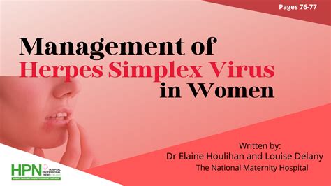 Management Of HSV Herpes Simplex Virus In Women Hospital