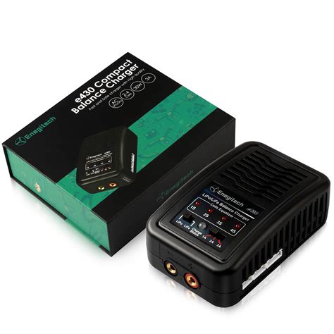 Lipo Battery Charger, Enegitech 30W 100-240V 1-3A E430 Fast RC Balance ...