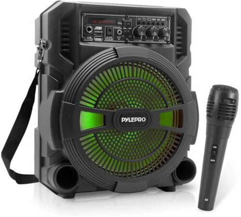 Pyle 600w Rechargeable Wireless Outdoor Bluetooth Speaker Portable Pa