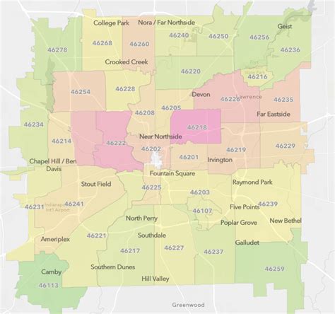 Zip Code Map Indianapolis - Get Latest Map Update