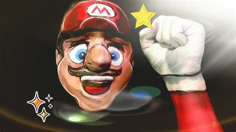 Super Mario Nintendo Makeupface Paint Tutorial Youtube