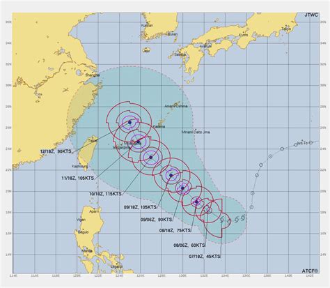 On Twitter The Us Joint Typhoon Warning Center Has Updated