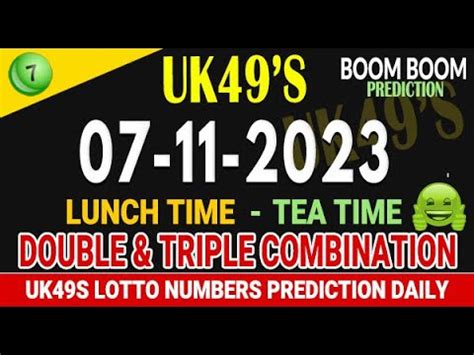 Uk S Double Tripple Possible Combination For Lunchtime And