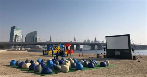 Beach Cinema With A View Dubai Skyline Urban Entertainment