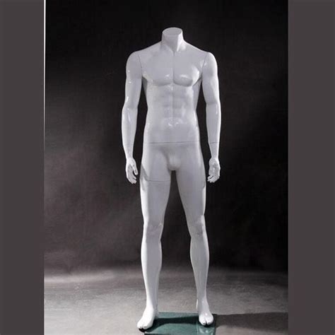 White Male Mannequins White Headless Mannequin A