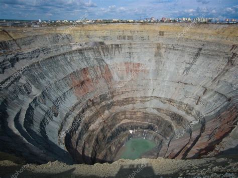 Diamante De Kimberlite Paz Yakutia Rússia — Fotografias De Stock