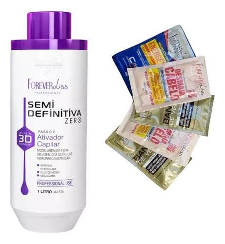 Progressiva Semi Definitiva 1 Litro 3d Organica Forever Liss Frete grátis