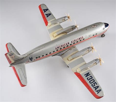 Line Mar American Airlines Toy Metal Airplane Ebth