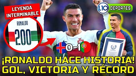 Cristiano Ronaldo Hist Rico Cumple Nuevo R Cord El Primero En Llegar A