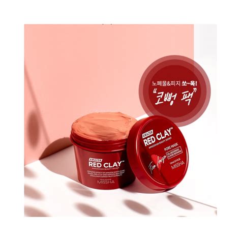 Missha Amazon Red Clay Pore Mask Oczyszczaj Ca Maska Do Twarzy Z