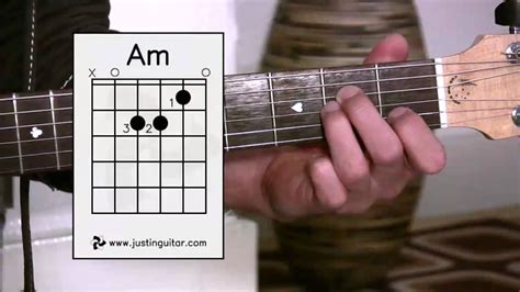 The Amin Chord Guitar Lesson BC 121 Guitar For Beginners Stage 2