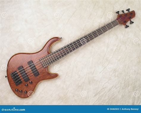 Wood Grain Bass Guitar 1 Stock Photos - Image: 3446503