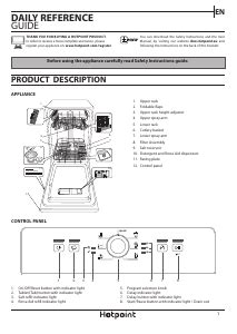 Manual Hotpoint HFC 2B19 UK Dishwasher