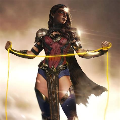 Dcu Wonder Woman Fancast By Youssefdefenshi By Tytorthebarbarian On