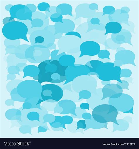 Background Speech Bubbles Royalty Free Vector Image